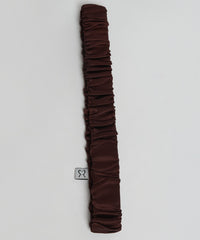 Espresso Elasticated Silk Headband