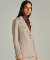 Tobacco Suiting Blazer