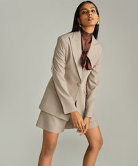 Tobacco Suiting Blazer